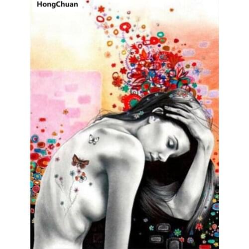 Abstract Beauty Full Square/Round Diamond Painting Diamond Cross Stitch 5D DIY Diamond Mosaic Embroidery Home Decoration Gift