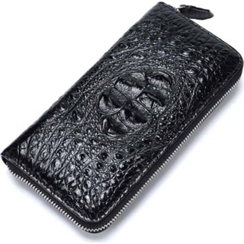 Baoduli new men crocodile business multi-function screens Genuine crocodile leather Hand bag men wallet male men clutch bag