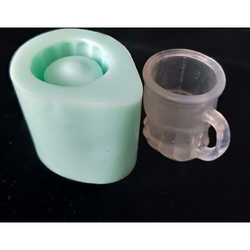 PRZY silicone glass cup mold Beer mug mold DIY mold for soap making silicone resin clay moulds