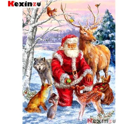 Full Square/Round 5d Diamond Painting-Santa Claus-3d Embroidery Cross Stitch Mosaic Full Picture Of Rhinestone Decor Y113374