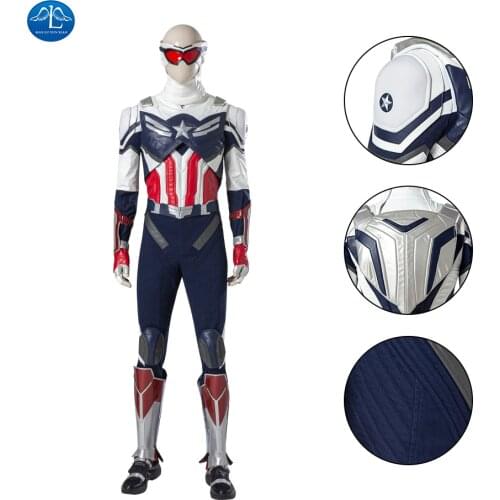 The Falcon and The Winter Soldier Cosplay Bucky Barnes Outfit Uniform Halloween Carnival Custom Sam Halloween Costume Sets