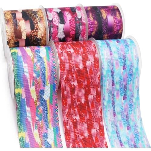 DIY Handmade Materials Printed Grosgrain Ribbon 50 Yard Per Size 51016