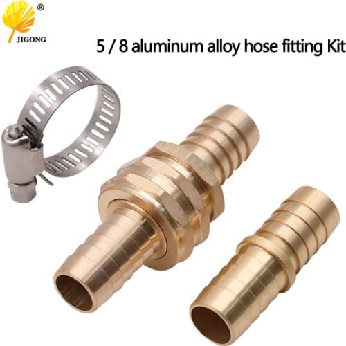 5/8 garden hose repair repair joint set aluminum alloy garden hose joint with stainless steel hose clamp