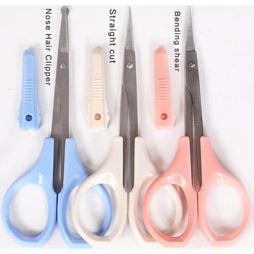 Stainless Steel Hair Grooming and Trimming Scissors Set for Facial Nose Hair Eyebrow Eyelash