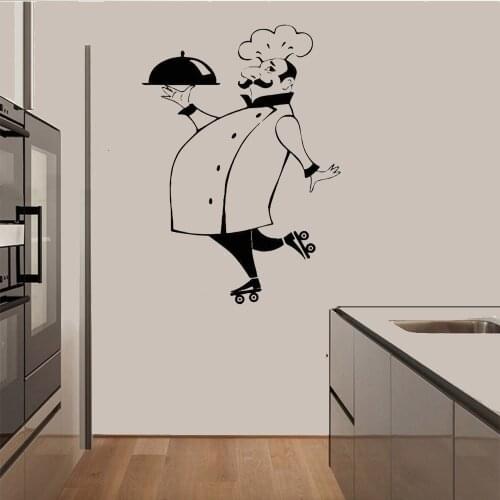 Funny kitchen Waterproof Revocable Wall Stickers Art Decor For Kitchen Nursery Room Decor Sticker Home Decor Vinyl ov288