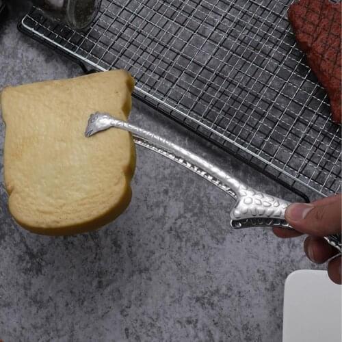 Barbecue Clip Multifunctional Heat-resistant Stainless Steel Labor-saving Anti-slip Handle Grill Cooking Tong Home Kitchen
