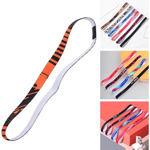 1pcs Yoga Running Fitness Headband Sport Hair Band Yoga Football Anti-slip Elastic Sweatband Gym Sport Headband Accessories