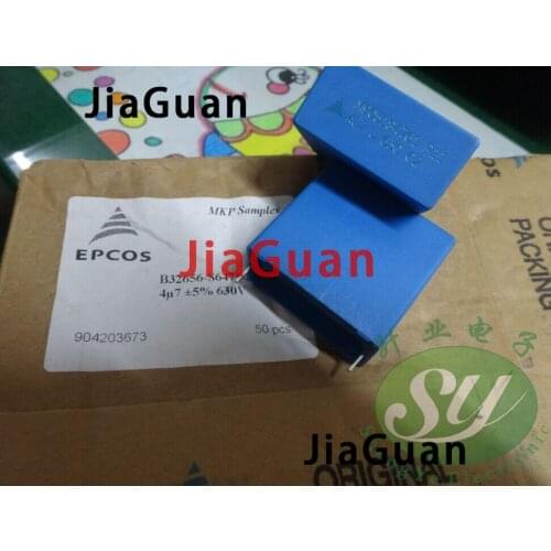 2PCS NEW EPCOS B32656S6475J 4.7UF 630V PCM37.5 film capacitor B32656 475/630V p37.5mm MKP 4.7uf/630v 4u7 475 630VDC