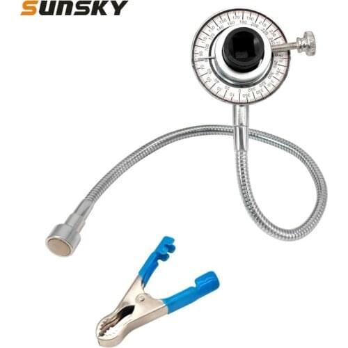 2 in 1 Car 1/2 Torque Angle Meter Torque Indexer Angle Gauge