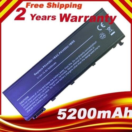 4400mah laptop battery for Toshiba pa3420u pa3450u For toshiba satellite L10 L100