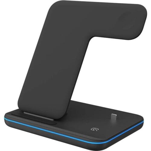 Z5 three-in-one wireless charger 15W mobile phone wireless charger intelligent induction wireless charging