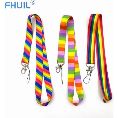 Keychain Phone Neck Strap for Key Lanyard ID Badge Holder Necklace Keycord for iPhonr Xiaomi Huawei Hang Rope With Key Ring