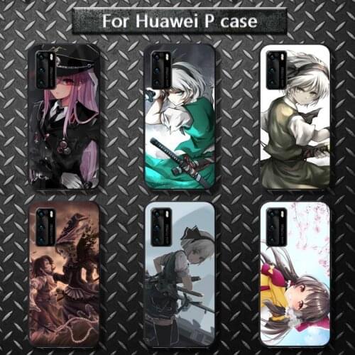 Anime cartoon Touhou Phone Case For Huawei P9 10 20 30 40 P Smart 20lite 2019 P30 lite Pro P9 lite 2017 P 40 Pro