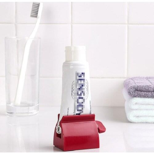 Toothpaste Plastic Dispenser Holder Facial Cleanser Squeezer Clips Manual Lazy Tube Squeezer Press Bathroom Accessories