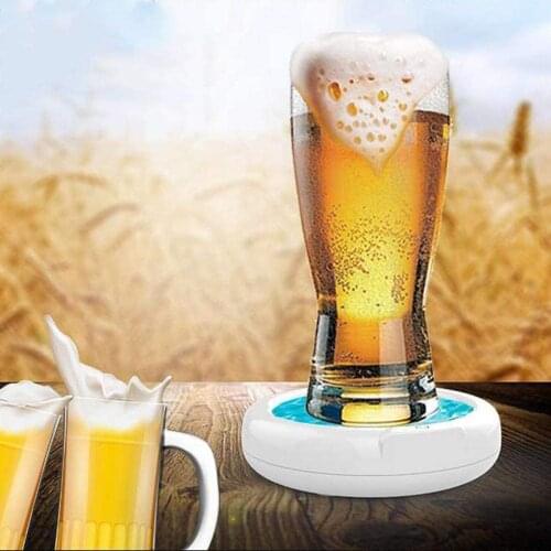 Wine Beer Bubbler Home Ultrasonic Foaming Machine Portable Creative Beer Bubbler Cocktail Shake Sonic Foamer USB Rechargeable