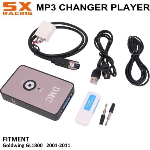 Motorcycle Electronic Accessories Digital Mp3 Player Music CD Changer Case For HONDA GOLDWING 1800 GL1800 2001-2011