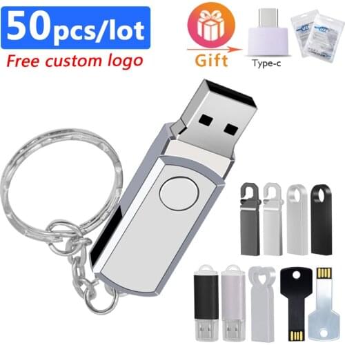 High Speed Pen Drive 16GB 32GB usb Flash Drives 128GB usb Stick 64GB memory Usb 2.0 Flash Disk 8GB 4GB Bulk 50pcs customize logo