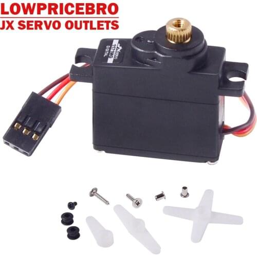 JX PDI-1171MG 17g Metal Gear Core Motor Micro Digital Servo for 1/8 1/10 RC Car Plane Boat Robot Arm Helicopter