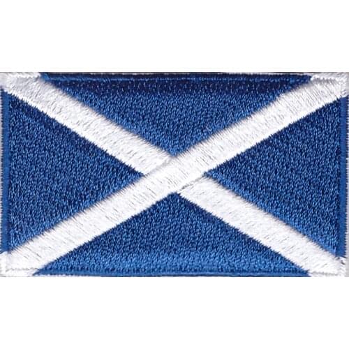 Embroidery patches for clothes Scotland patches sewing clothing bags plastic washable Nation patches Welcome to order any patche