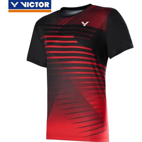 New Launch Badminton Shirts Malaysia National Team Tournament Apparel Breathable Quick Dry Men Training Sportswear