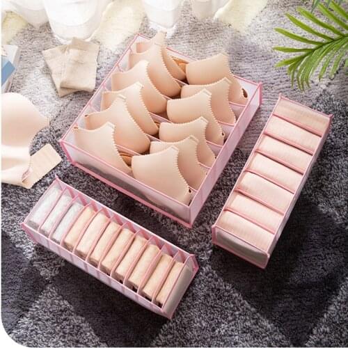 New underwear bra storage box storage box drawer closet storage box underwear scarf socks bra separation box
