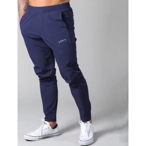 Solid Spring Joggers Pants Men Running Sweatpants Quick dry Trackpants Gym Fitness Sport Trousers Male Thin Training Bottoms