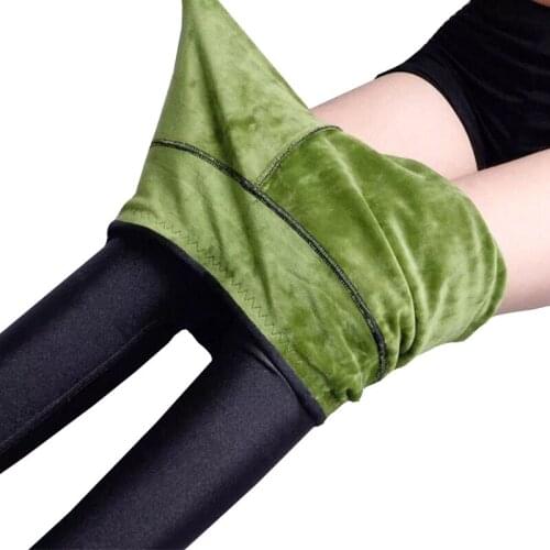 Autumn Winter Womens Leggings Outside Wear Leggings Girl Thicker Plus Cashmere Slim Was Thin Warm Pants S-2XL Leggings PZ907