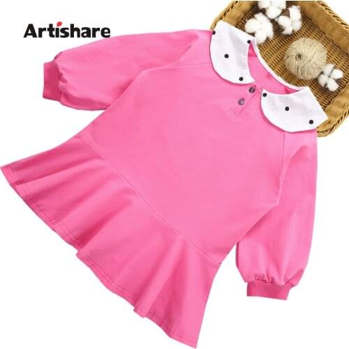Girl Dresses Cartoon Rabbit Dress Girls Spring Autumn Kids Dresses Casual Style Kids Costume 6 8 10 12 14