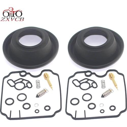 2SET for TDM850 1992-1993 XTZ750 1989-1997 TDM 850 XTZ 750 Motorcycle carburetor repair kit plunger diaphragm rubber