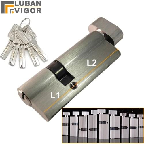 Special custom,Security door Center asymmetry lock cylinder ,Plastic steel aluminum alloy door Eccentric universal lock core