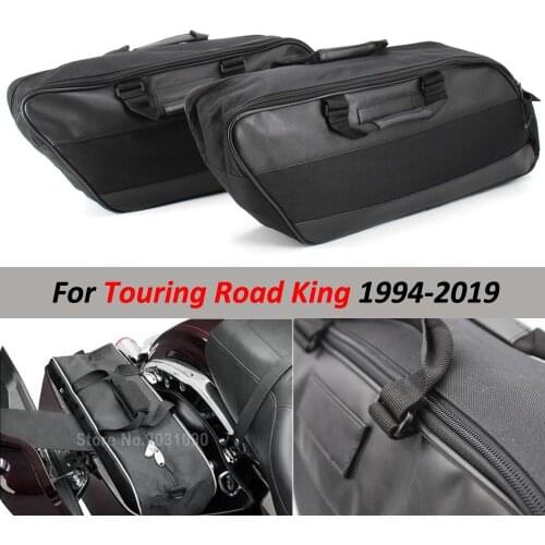 For Harley Touring Road King Electra Street Glide Ultra Tour FLTR FLHX 93-20 Motorcycle Saddle Bag Luggage Rack Liner Saddlebag