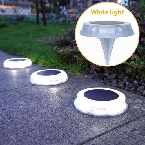 Solar Powered Ground Light Waterproof Garden Pathway Deck Lights 12 Led Lamp Solar Garden Lights Ip67 Waterproof Lights For Lawn