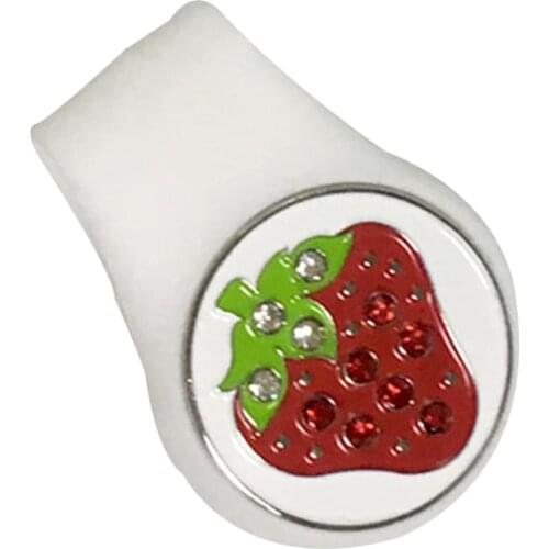 Golf Ball Marker Hat Clip Magnetic Silicone Cap Visor Clip Golfer Present