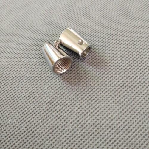 10pieces/lot D14*H17mm M10 thread metal grip cable lock cable grips Cable Glands Connectors with M4 screw cable strain relief