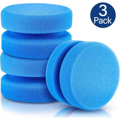 3 Pcs Paint Sponge Applicator Craft Sponges Synthetic Artist for Art Craft Pottery Clay Ceramics Wall Car Cleaning Polishing