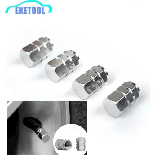 4pcs/Bag Car Protective Valve Caps Airtight Cover Car Styling Colorful Aluminum Valve Cover Caps Wheel Tires Valves Tyre Steam