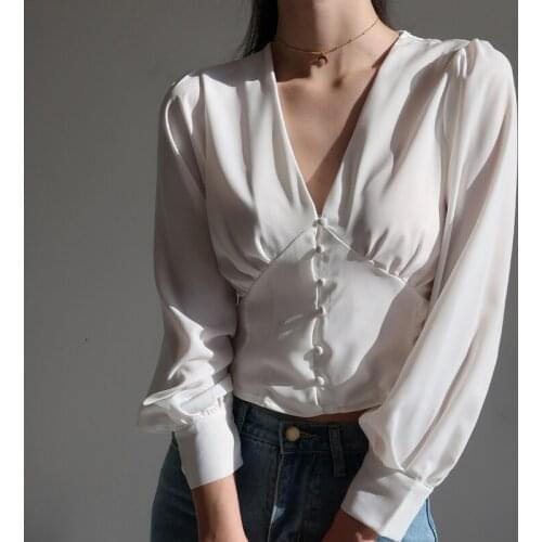 Ao Mi Ke Rong White Blouses