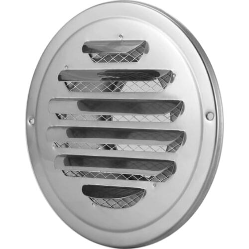 3.1/ 3.9 inch Round Air Vent Stainless Steel Louver Grille Cover for Bathroom Office Kitchen Ventilation