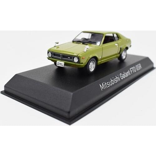 Diecast 1/43 Scale Mitsubishi Galant Fto Gsr Model Cars Alloy Simulation Mini Toys Adult Collection Gift Static Display Boys
