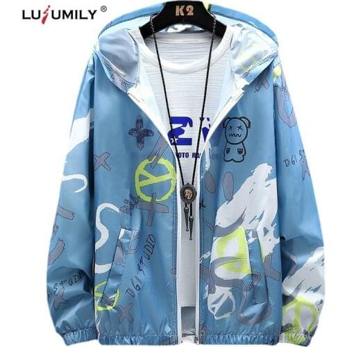 Lusumily Autumn Windbreaker Women Basic Hoodie Jacket Loose Plus Size Tops Female Thin Coat Beachwear Girl Long Sleeve Blouse