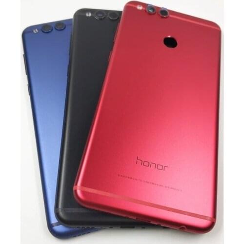 Metal For Huawei Honor 7X BND-L21 BND-L22 Battery Cover Back Housing Rear Door Case full Battery Cover+Camera Lens