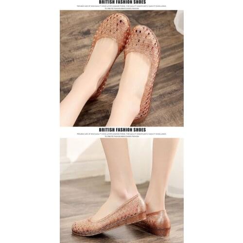 Fashionable All-match Bandage Crystal Sandal Skid - Proof Seaside Vacation Breathable Sandals Women 2020