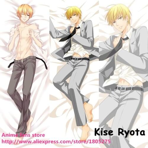 Gentleman style Anime Pillowcase Kuroko no Basuke Basketball Kise Ryota BL Hugging Body Pillow Case Bedding