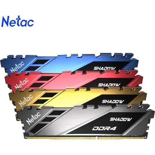 Netac DDR4 Memory Ram 8GB 16GB Memory Desktop PC4 3200Mhz 3600Mhz 2666Mhz DDR4 XMP with Heat Sink for PC Computer AMD Intel