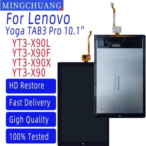 Original New 10.1 Inch For Lenovo Yoga Tab 3 Pro YT3-X90L YT3-X90F YT3-X90 YT3- X90X LCD Screen Touch Screen Digitizer Assembly
