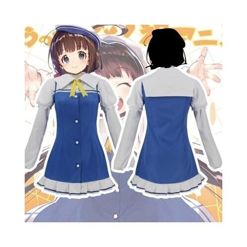 The Ryuos Work is Never Done! Cosplay Costume Anime Ryuoh no Oshigoto! Ai Hinatsuru Dress Uniforms Custom Made for Children