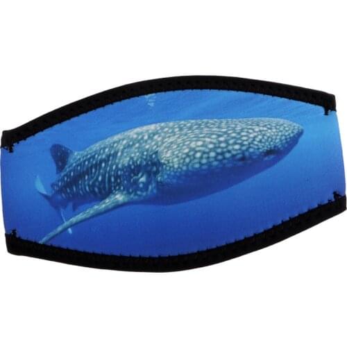 Adjustable Scuba Diving Snorkeling Mask Strap Cover Water Sports Replacement for Water Sports Underwater Whale Pattern
