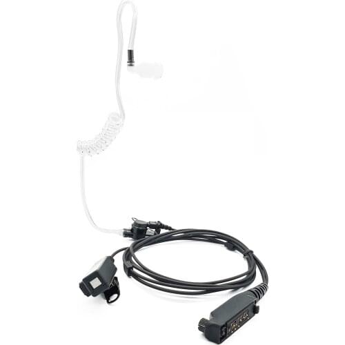 Sepura STP8000 STP8038 STP8030 STP8035 spiral air tube earphone walkie talkies surveillance earpiece ham radio intercom headset
