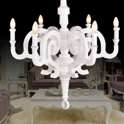 Simplicity chandeliers solid wood lights for living room dining room restaurant home lighting kitchen fixtures decoration