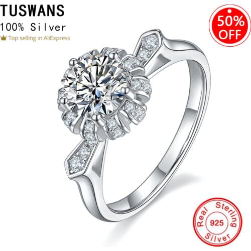 Кольца с бриллиантами Tuswans China At AliExpress